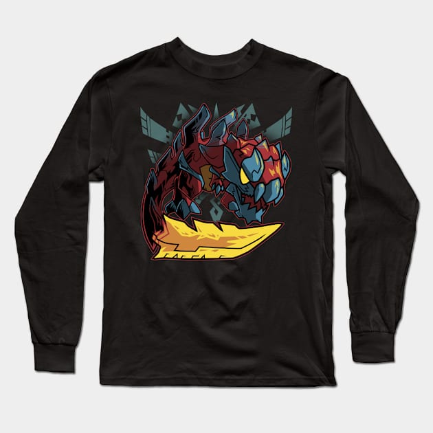 Glavenus | Monster Hunter Long Sleeve T-Shirt by YhaniDoriasArts